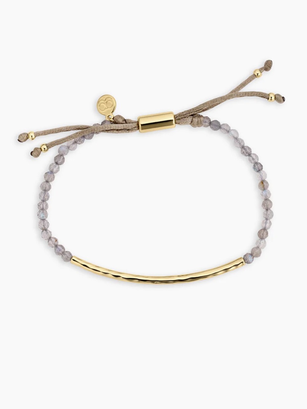 Gorjana Power Gemstone Bracelet Labradorite and 18k gold